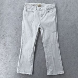 L'agence Jeans White‎ Womens 29 Jeans Cropped Flare Ankle 24" Inseam Mid Rise